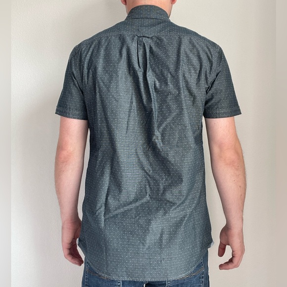 Grayers Men’s Small Gray Short Sleeve Button Down Shirt - Picture 4 of 6